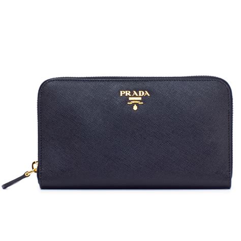 1m0506 prada|Prada NEW Saffiano Metal Continental Zip Around Clutch Wallet .